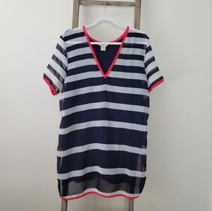 ⭐️40% Off⭐️ Lucky & Coco Striped Beach Coverup